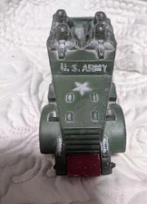 Vintage 1940’s Sun Rubber Co. USA Green Army Truck Toy