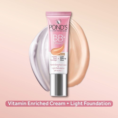 Pond'S Bb+ Cream, Instant Spot Coverage + Light Make-Up Glow, Natural , 9g - Picture 5 of 6