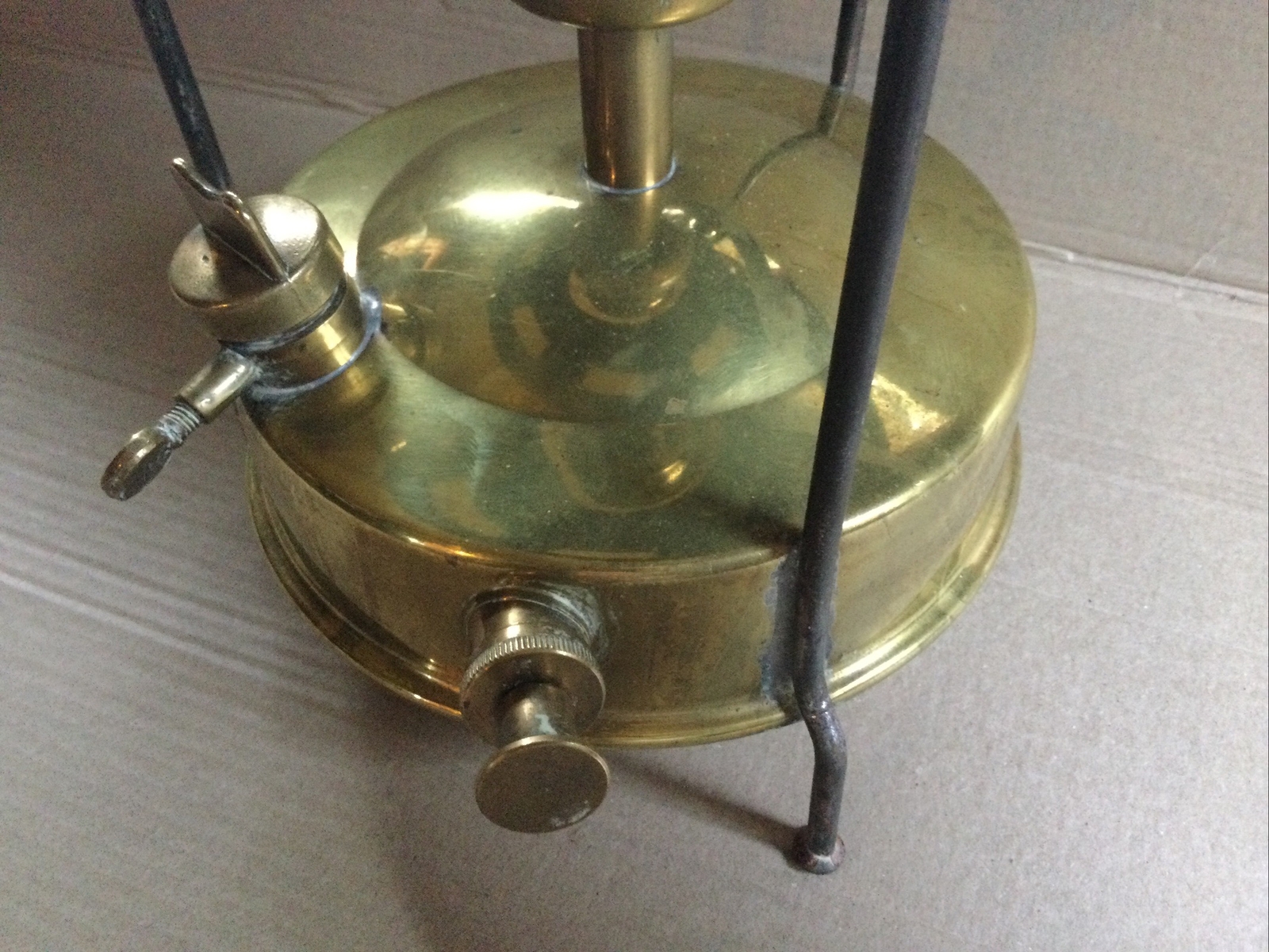 Vintage brass S H & S Monitor camping stove Primus / Optimus emergency