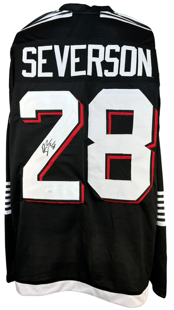 Damon Severson signed jersey autographed NHL New Jersey Devils JSA COA –  JAG Sports Marketing