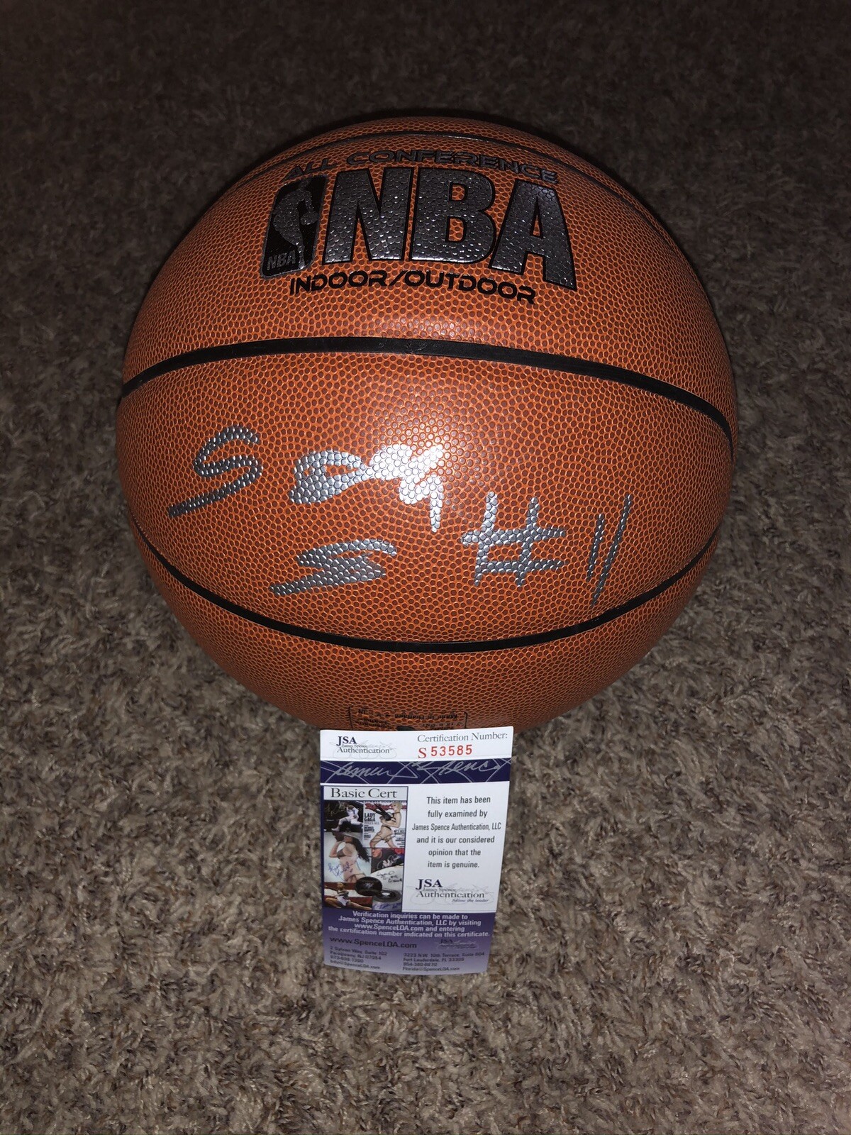 Josh Jackson Autographed Signed Kansas Jayhawks NBA BASKETBALL KU NBA RARE JSA COA 