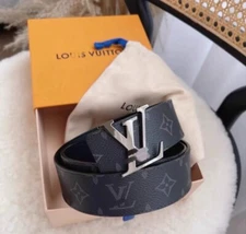 Men's Classic Printed Silver Buckle Belt New++