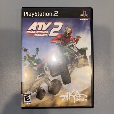 Play Station 2 - ATV 2 Quad Power Racing Plus Extra ATV Disk - Free Shipping