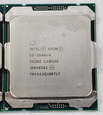 Lot of 6 Intel Xeon E5-2640V4 2.40GHZ 10-Core 25MB Cache LGA2011-3 CPU SR2NZ