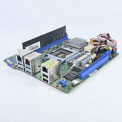 ASRock Rack E3C246D2I C246 LGA1151 DDR4 mini-ITX Intel I/O shield