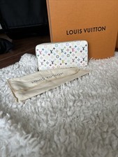 Louis Vuitton Womens Multicolor Coated Canvas Monogram Zippy Wallet Murakami
