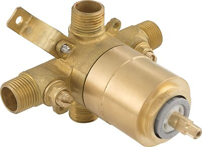 #ad PROFLO PF4001 Pressure Balanced Tub amp; Shower Faucet Valve w Stops 1 2quot; MIP amp; SWT $14.99