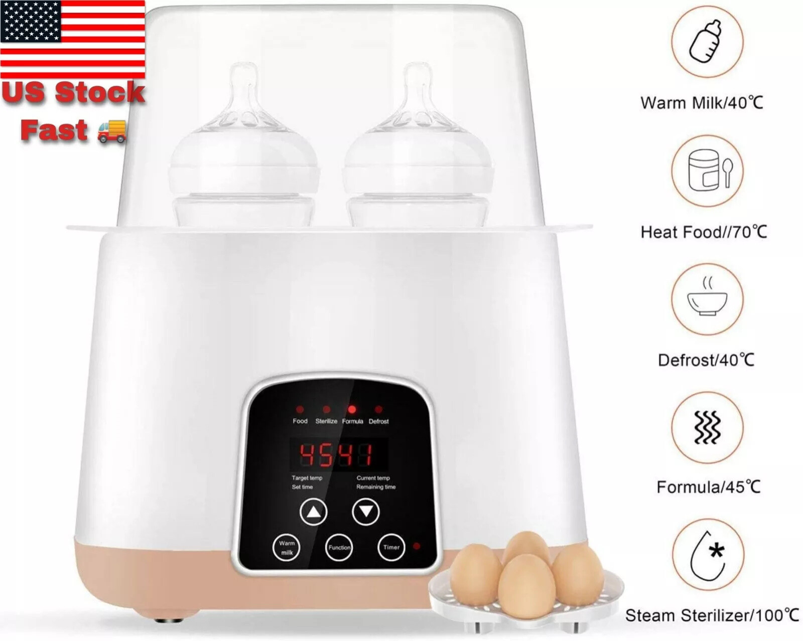 bottle warmer and sterilizer