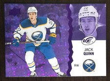 2023-24 Upper Deck Ice Purple Parallel Jack Quinn #4 Buffalo Sabres