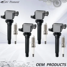 UF562 4X Ignition Coil+Spark Plug For Suzuki SX4 Grand Vitara 2006-2009 L4 2.0L