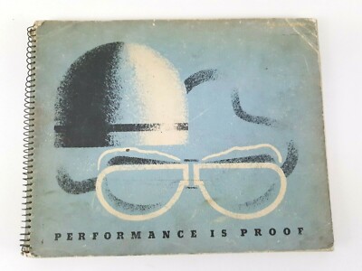 Rare Shell & Bp 1934 Performance is Proof Motor Racing Car & Motorcycle TT IOM