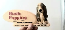 Vintage Hush Puppies  Shoes Counter Store Display Basset Hound