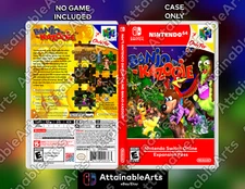 Banjo-Kazooie Nintendo Switch Custom Covers/Game Cases (Boxart) - NO GAME INCL.