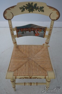 64768EC: HITCHCOCK Christmas Chair Limited Edition C.1991 | eBay