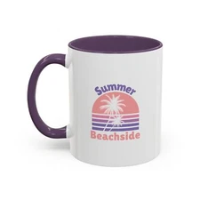 Summer Beachside Coffee Mug - Perfect for Beach Lovers and Nostalgic Mornings