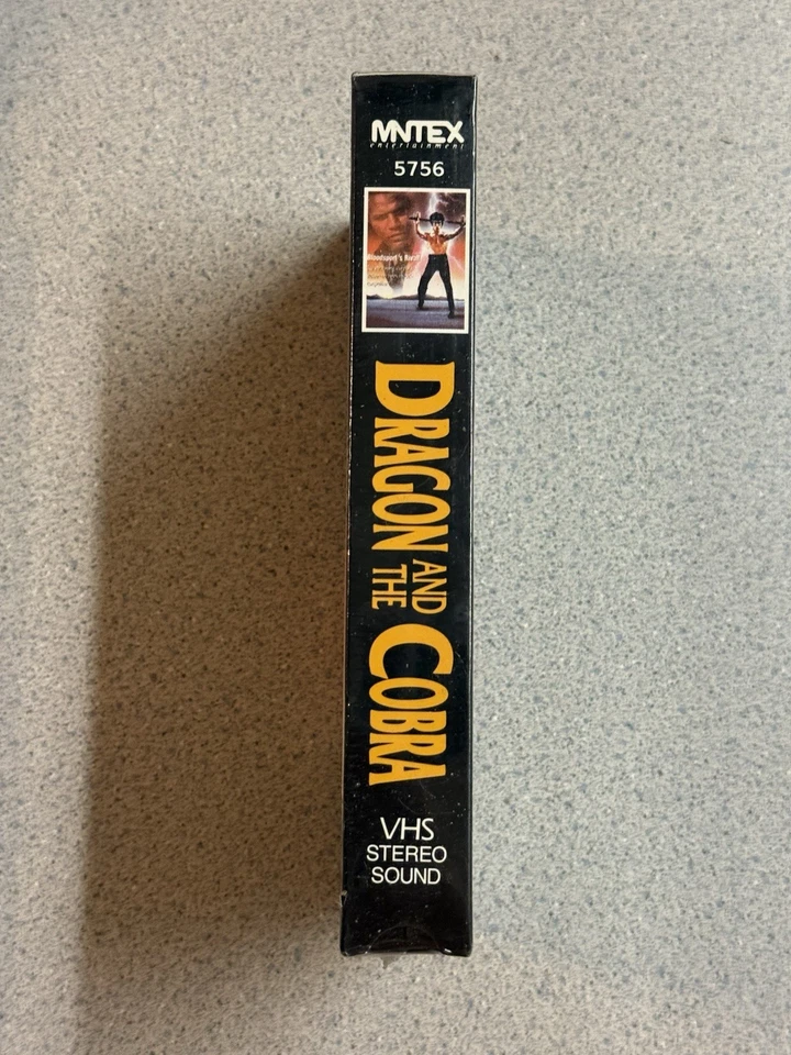 Dragon and the Cobra VHS — Sealed — Bruce Lee & Fred Williamson - Image 4 of 4