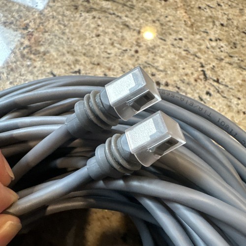 CAT5e Ethernet FTP Patch Cable RJ-45 Internet Cord Gray 150FT Outdoor Suitable - Afbeelding 2 van 5