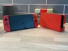 Nintendo Switch OLED Mario Red Faulty Spares Repairs + Joycons + Dock
