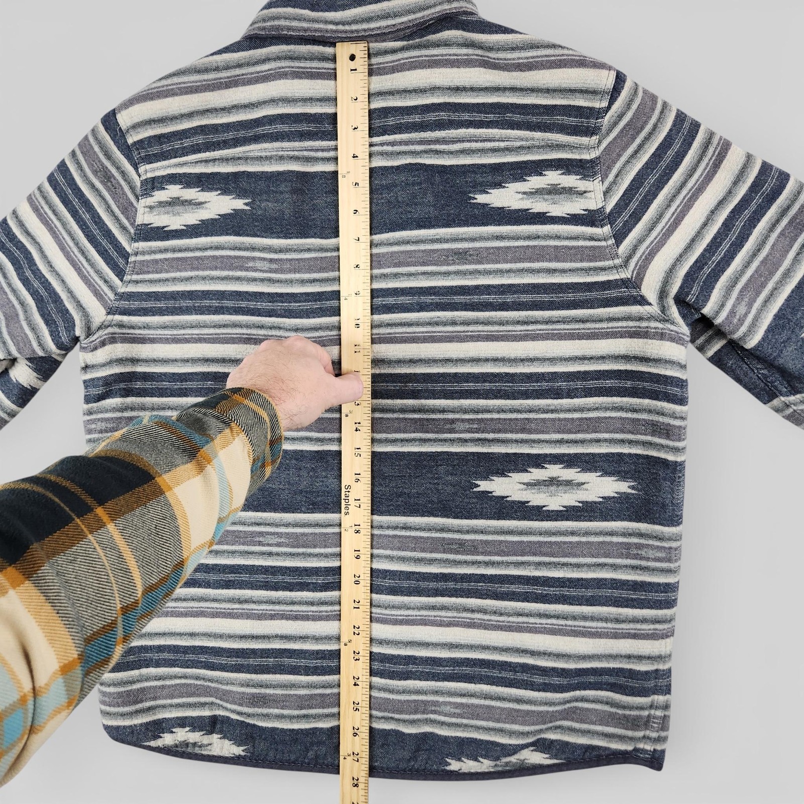 Faherty Reversible Jacket Mens Medium Multicolor … - image 11