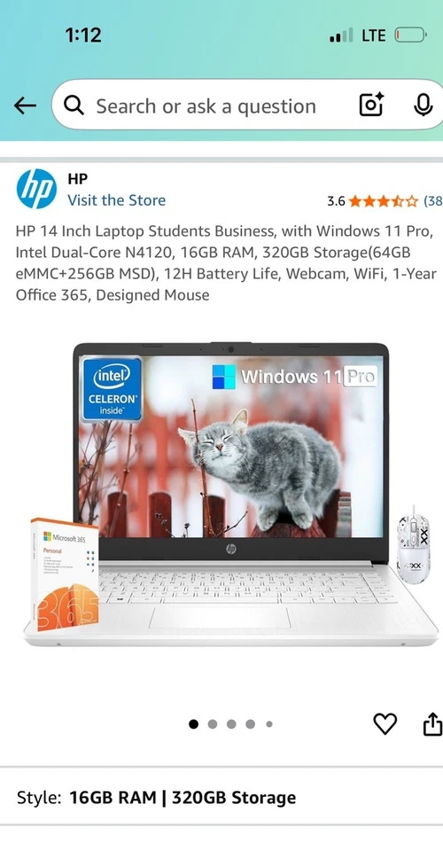 Portátil/portátil HP Pavilion NUEVO con caja Foto 2 de 2