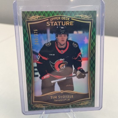 2023 UPPER DECK STATURE #15 TIM STUTZLE GREEN /375 SENATORS 