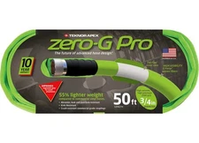 Teknor Apex 4300-50 Zero-G Pro Hose, 3/4" x 50' Commercial 500 Psi-Rated Green