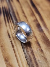 Silver Band Ring Size 6 3/4 Sterling Silver