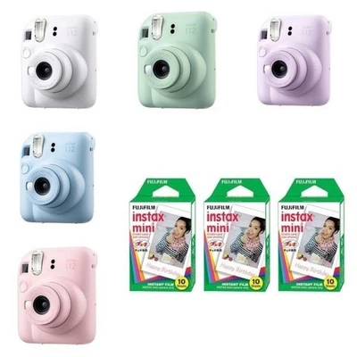 Fujifilm Instax Mini 12 Sofortbildkamera mit Filme für 30 Aufnahmen