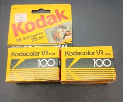 Kodacolor 35mm VR 100 Lot Of 2 36 Exp & 24 Exp Expired 1985