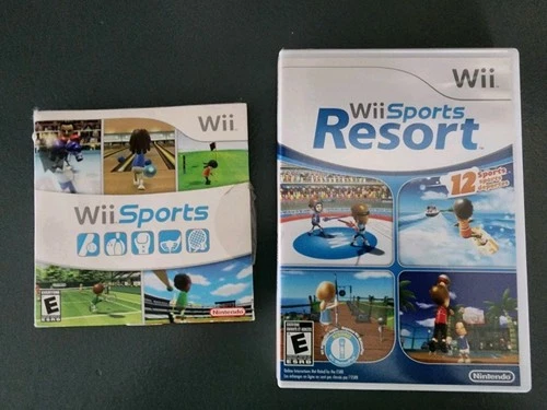 Wii Sports And Wii Sports Resort game, disc And maunual