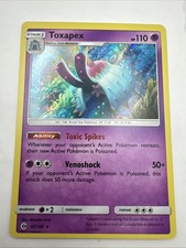 Pokémon TCG Toxapex Sun & Moon 63/149 Holo Holo Rare Near Mint