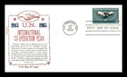 US COVER UN INTERNATIONAL COOPERATION YEAR FIRST DAY ISSUE KHOL KRAFT