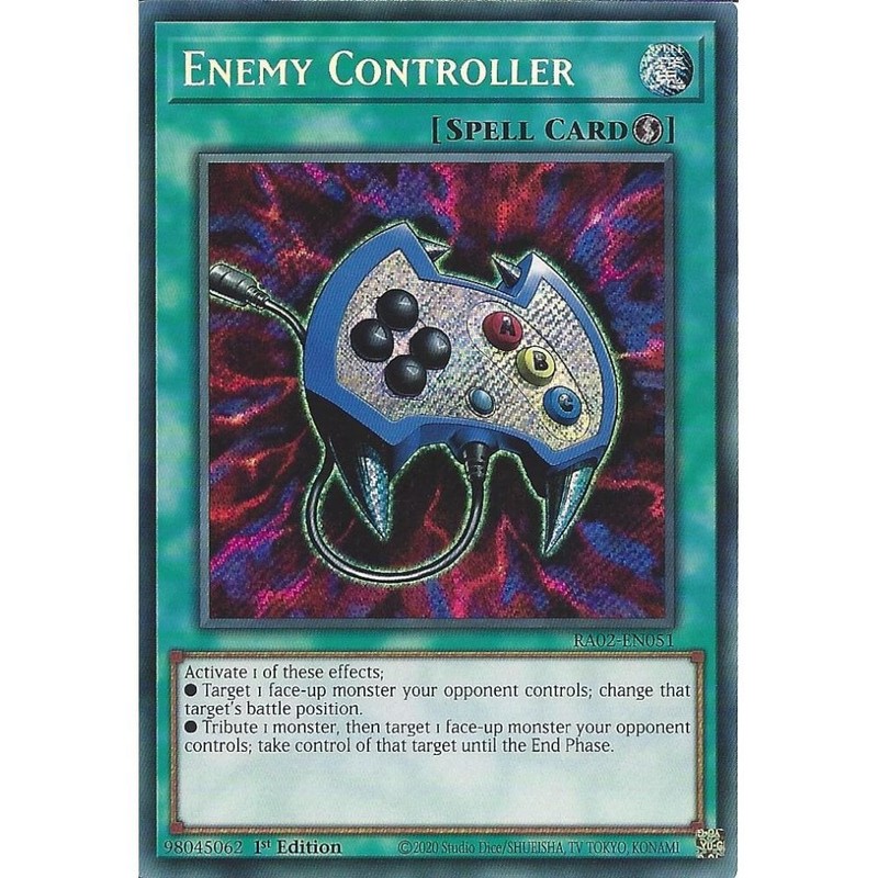 RA02-EN051 Enemy Controller : Secret Rare Card : 1st Edition : YuGiOh