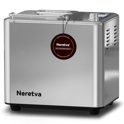 Neretva Bread Maker, 20-IN-1 2LB Bread Machine Dual Heater Bread Maker Machin...