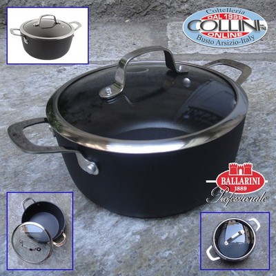 Ballarini - Casserole 2 handles with lid 24 cm - induction - ALBA