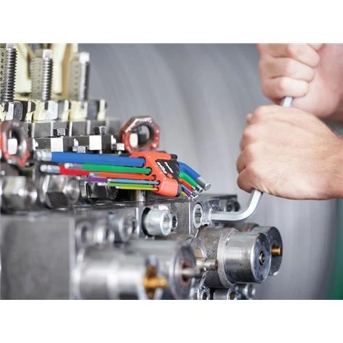 Wiha ErgoStar Colour Hex Ball End L-key Set, 9 Piece WHA43849 - Image 3 of 4