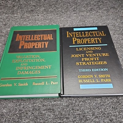 Intellectual Property: Licensing Valuation 2 Book Lot Smith Parr