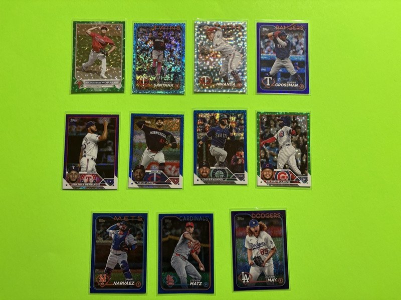 Grossman Matz May Miranda Santana Narvaez Lopez Hummel 11 #RD Topps