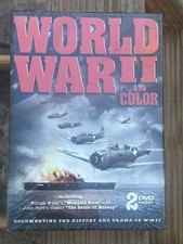 World War II in Color 2-Disc DVD Set Documenting The History  Drama of WWll