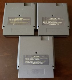 Nintendo NES Lot of 3! Ikari Warriors Mappyland Super Mario/Duck Hunt/Track Meet