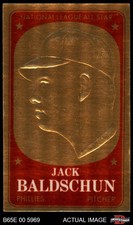 1965 Topps Embossed #34  Jack Baldschun  Phillies 7 - NM