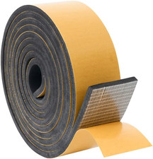High Density Foam Weather Stripping Door Seal Strip Insulation Tape Roll for ...