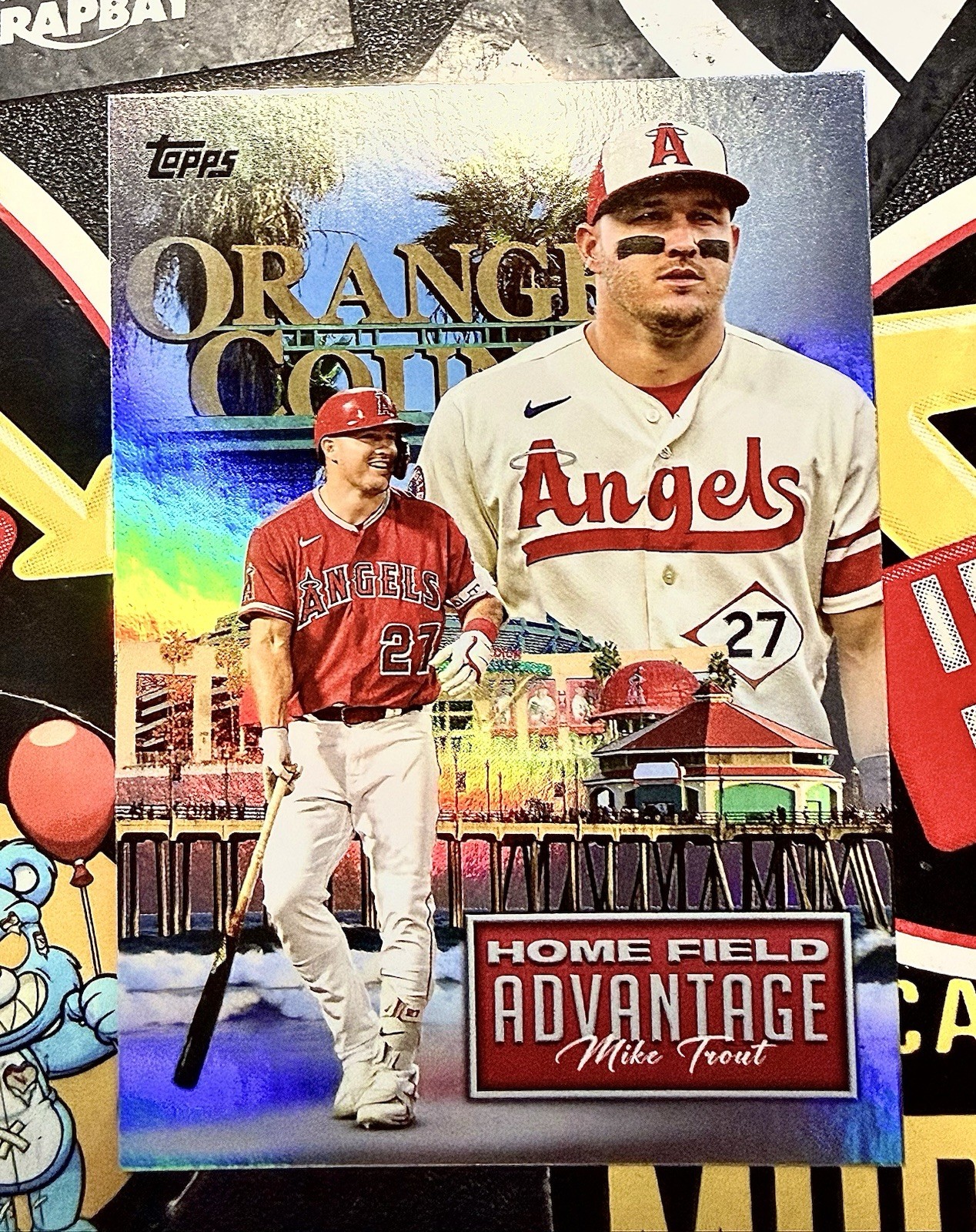 2024 Topps Series 1 - Home Field Advantage Mike Trout #HFA-8