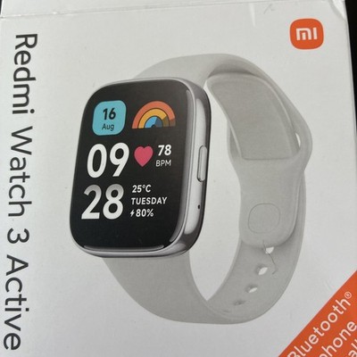 Xiaomi Redmi Watch 3 Active 47mm Kunststoffgehäuse mit Silikonarmband - Grau...