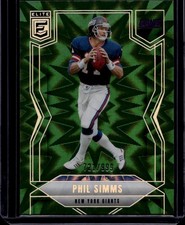 2025 Donruss Elite #58 Phil Simms Aspirations Lime Green #/999