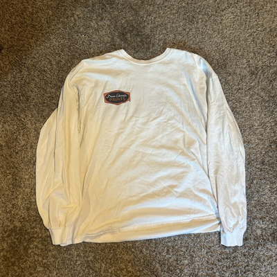 #ad Vintage Dunn Edward Paints Motorcyle Long Sleeve T Short Size XL $8.00