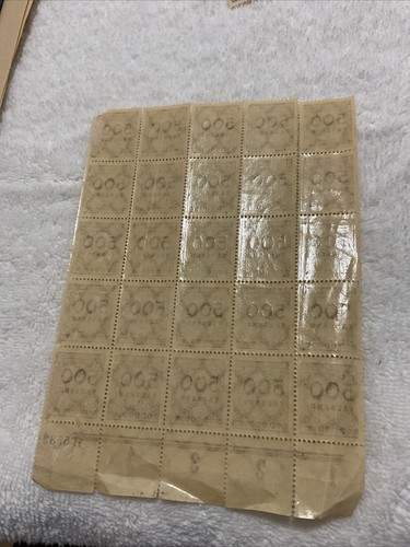 GERMANY-(-1923-)-500.000 Mark-INFLATION lot Of Blocks /FAULTS-SEE PHOTOS.#3 - Picture 5 of 9