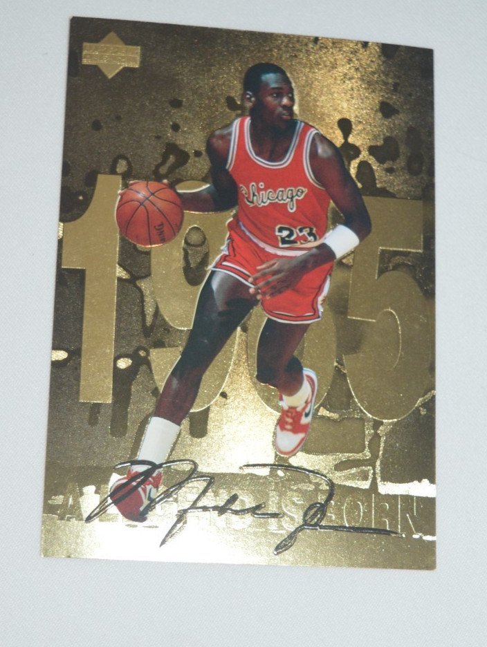 1998 UPPER DECK GATORADE COLLECTION - 1985 MICHAEL JORDAN CHICAGO BULLS 1 OF 12