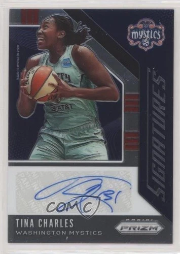 2020 Panini Prizm WNBA Signatures Tina Charles #SG-TCH Auto