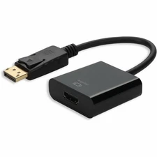 AddOn DisplayPort 1.2 to HDMI 1.3 Male to Female Black Active Adapter
